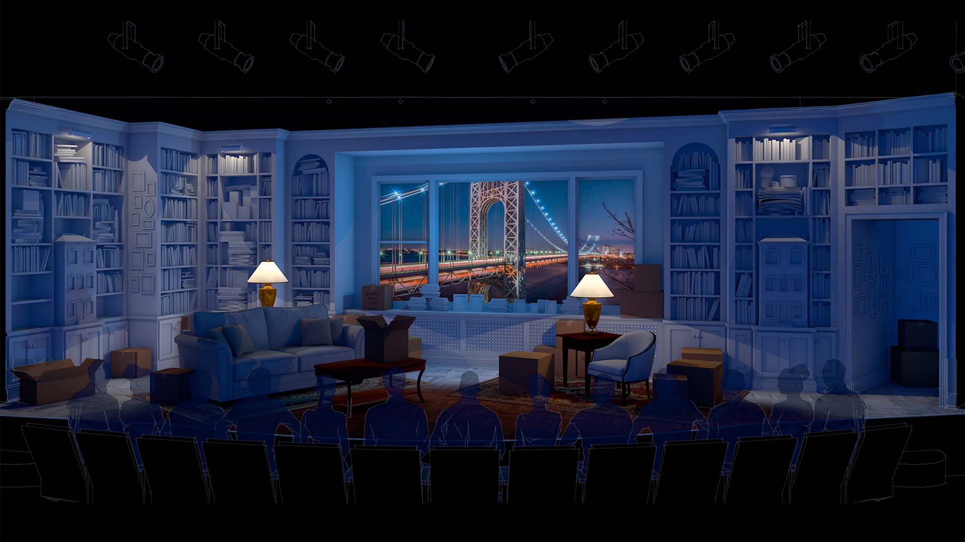 Becoming Dr. Ruth Set Rendering