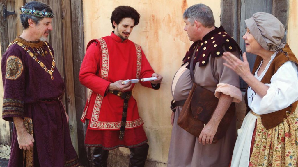 Bare Bare publicity image by Christian Knightly features Jim Ireland, Benjamin Bonenfant, Philip Nolen, and Anne Hering.