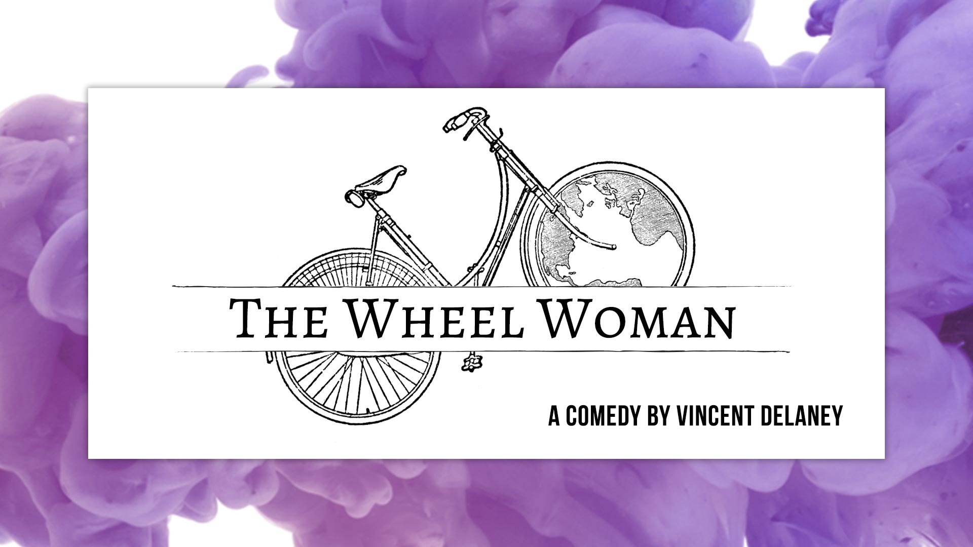 Playreadingartworkofathcenturywoman'sbicycle