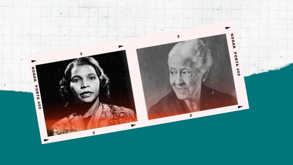 Images of Marian Anderson and Mary Church Terrell