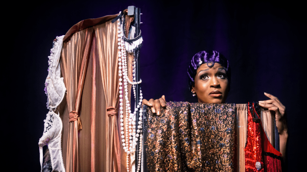 Photo by Eleonora Briscoe feature actor Tymisha Harris as Josephine Baker.